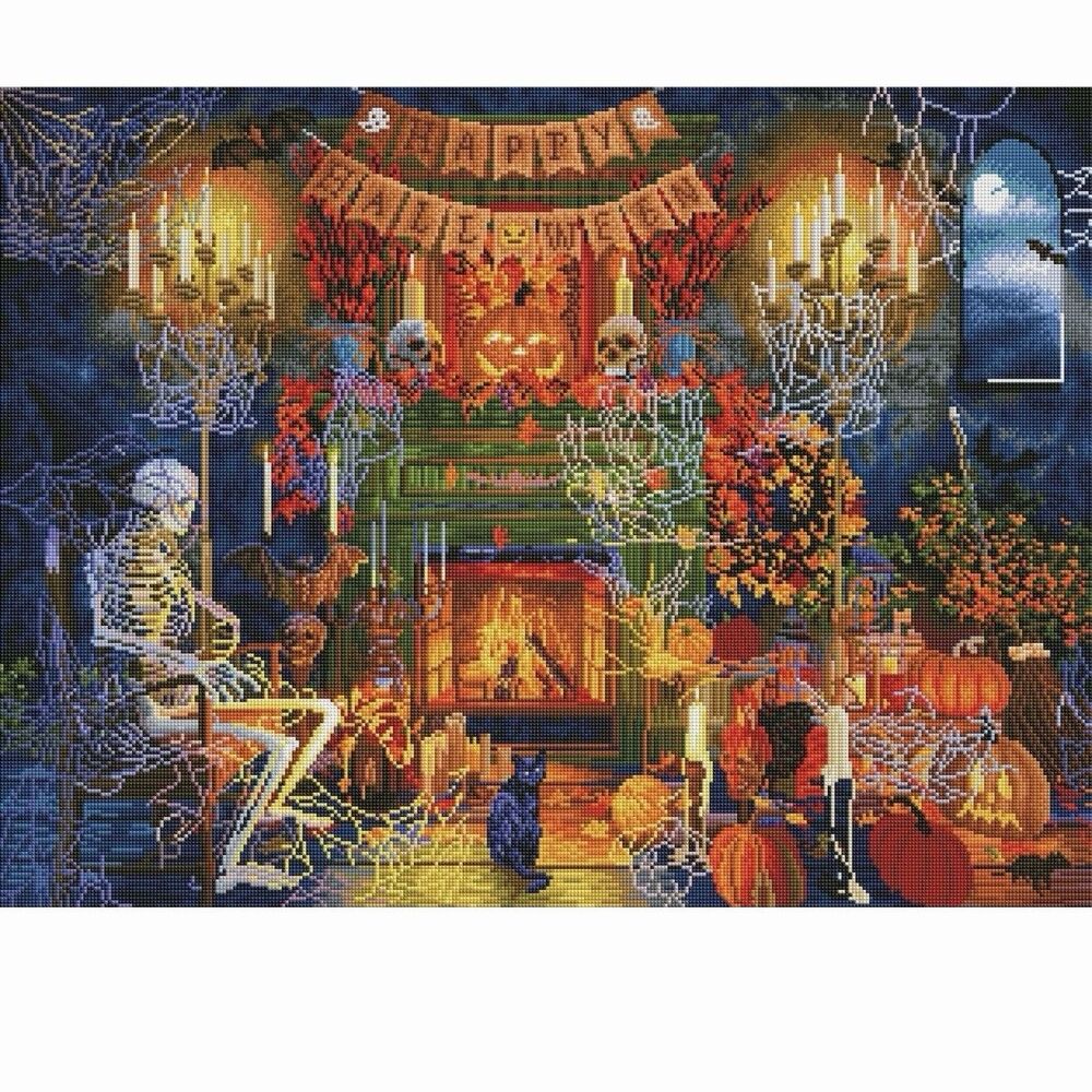 Dreamer Designs Diamond Art Painting Kit Frightful Fireside By Dominic Davidson